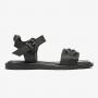 Greyder 33561 Siyah Hakiki Deri Düz Casual Kadın Sandalet