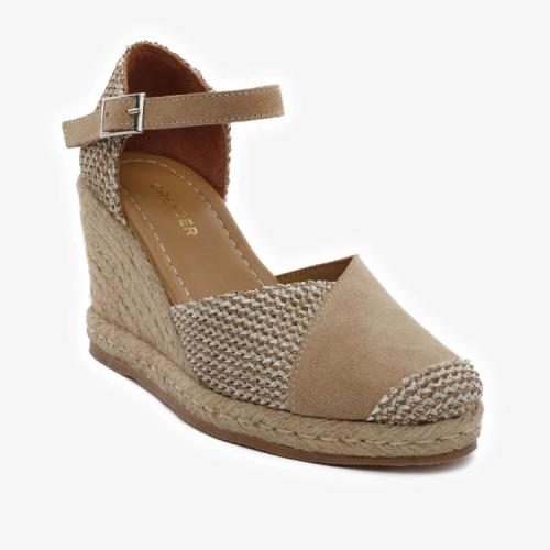 Greyder 59003 Bej Keten Chıc Casual Kadın Sandalet