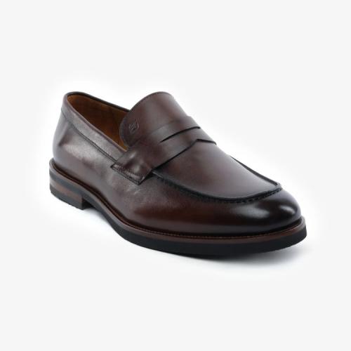 Greyder 64665 Kahve Hakiki Deri Laofer Casual Erkek Ayakkabı