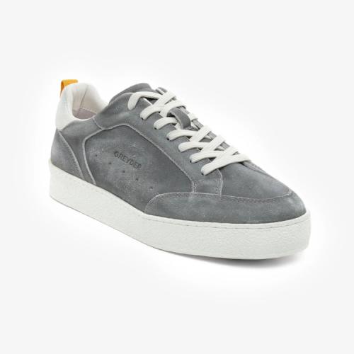 Greyder 18520 Gri Hakiki Deri Sneaker Casual Erkek Ayakkabı