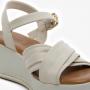 Greyder 59263 Kirli Beyaz Hakiki Deri Casual Kadın Sandalet