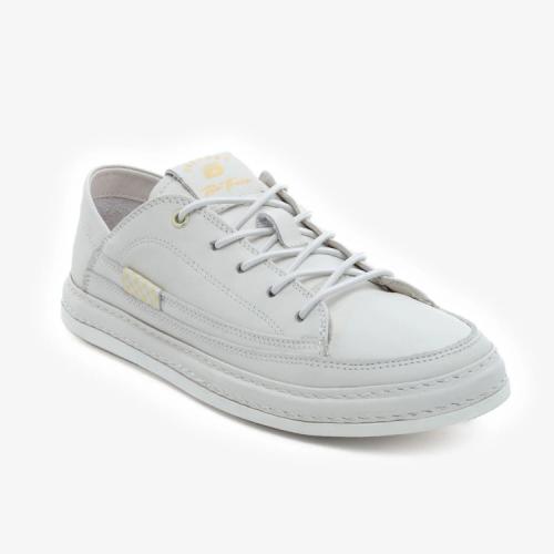 Greyder 33670 Kirli Beyaz Hakiki Deri Sneaker Casual Kadın Ayakkabı