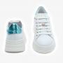 Greyder 59273 Beyaz Mavi Hakiki Deri Sneaker Casual Kadın Ayakkabı