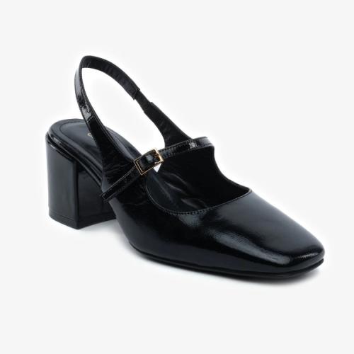 Greyder 59279 Siyah Rugan Hakiki Deri Trendy Casual Kadın Ayakkabı