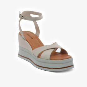 Greyder 59260 Kirli Beyaz Hakiki Deri Casual Kadın Sandalet